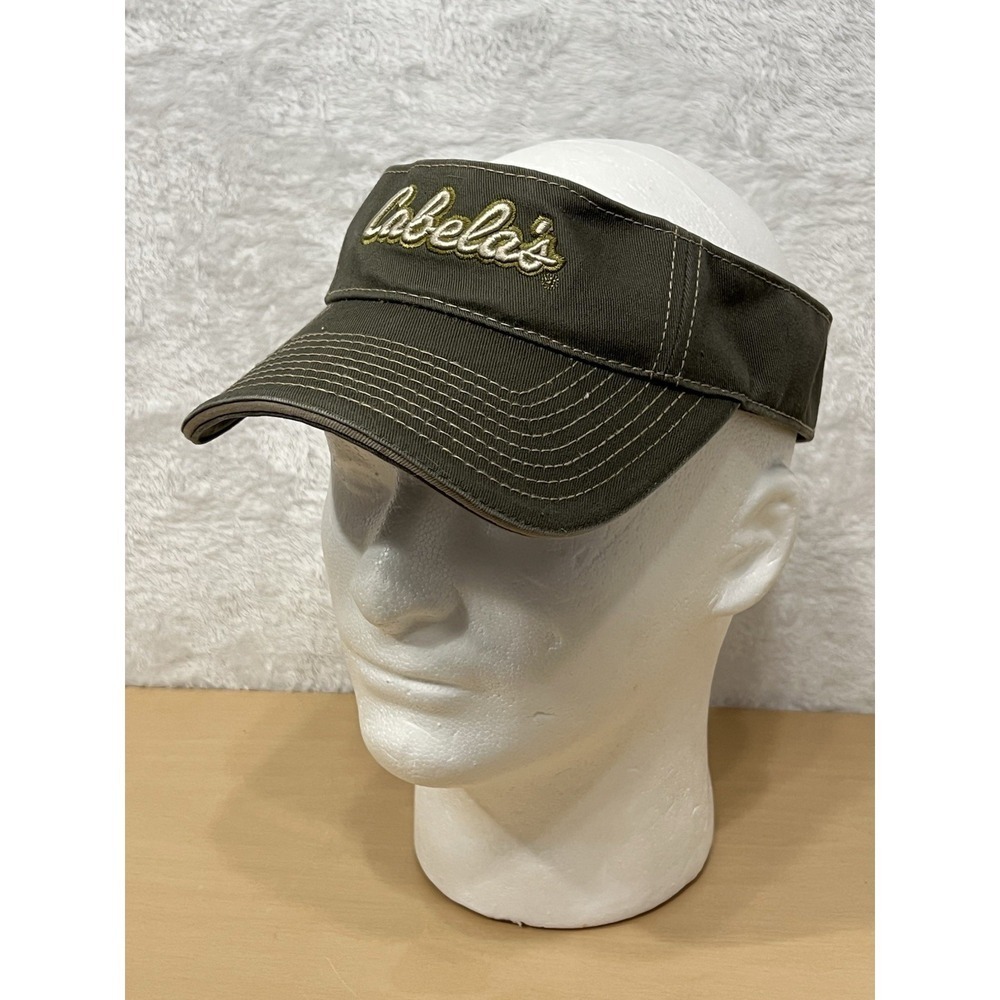 Cabela's Visor Hat One Size Adjustable Olive Green Outdoor